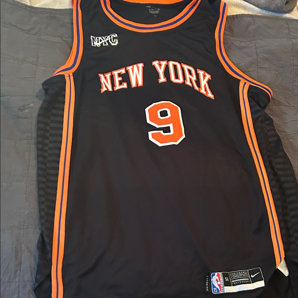 Nike Black and Orange city edition New York Jersey